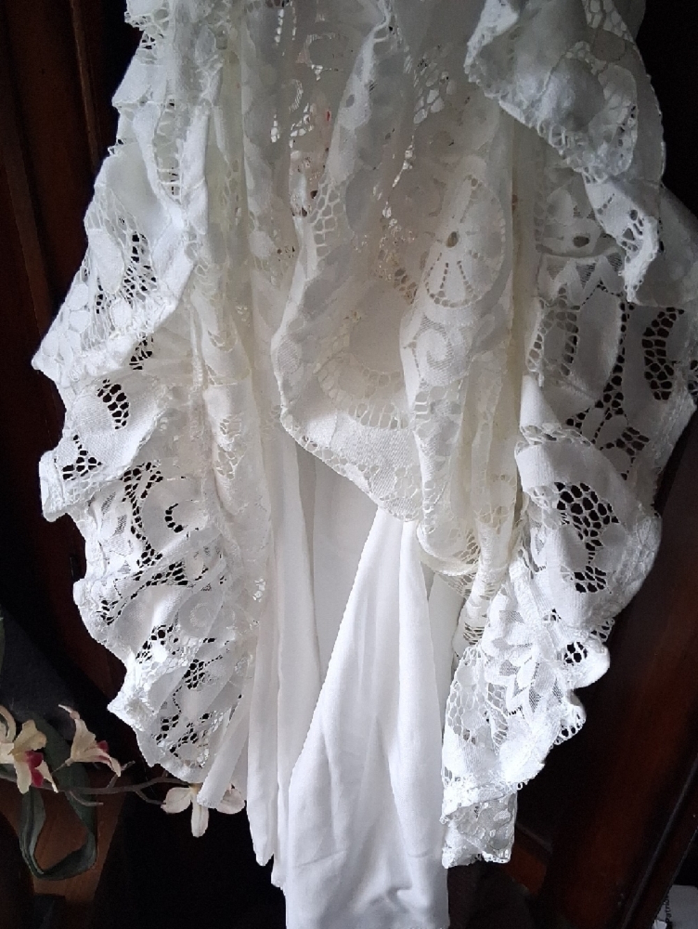 Coastal Cowgirl Sz Small Boho Chic Lace Embellished A Line Dress - Picture 9 of 11